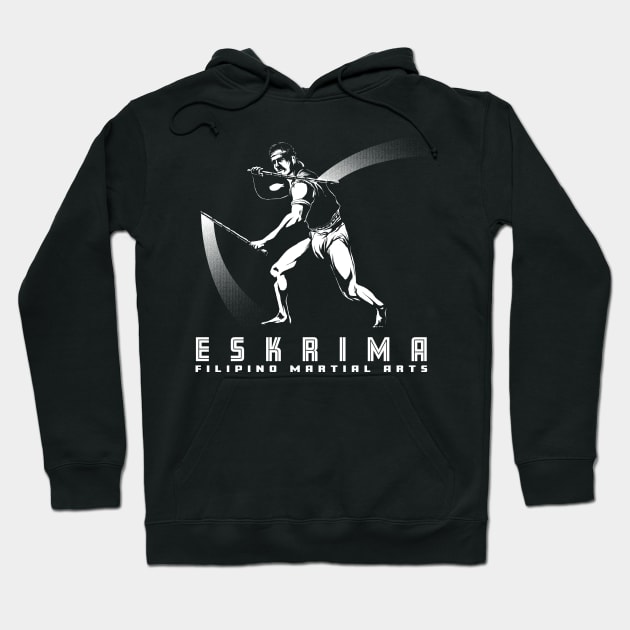 Eskrima Kali Arnis Warrior Hoodie by Black Tee Inc